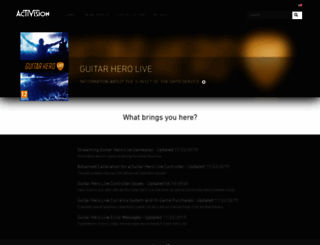 hub.guitarhero.com screenshot