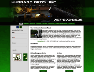hubbardtreecare.com screenshot