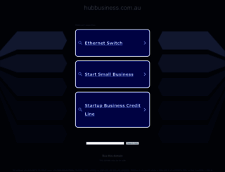 hubbusiness.com.au screenshot