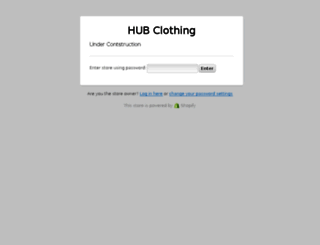 hubclothing.com screenshot