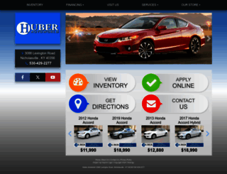 huberautoworld.com screenshot