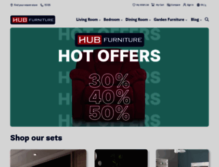 hubfurniture.com.eg screenshot