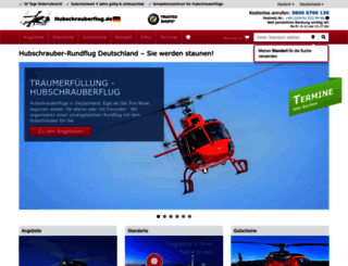 hubschrauberflug.de screenshot