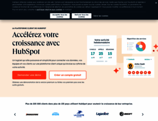 hubspot.fr screenshot