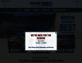 huckfinnslacrosse.com screenshot