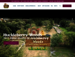 huckleberrywoods.co.uk screenshot