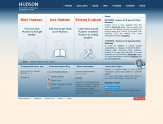 hudson-ci.org screenshot