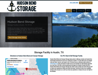 hudsonbendstorage.com screenshot