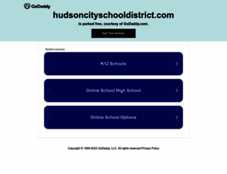 hudsoncityschooldistrict.com screenshot