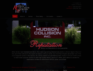 hudsoncollision.com screenshot