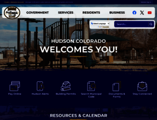 hudsoncolorado.org screenshot