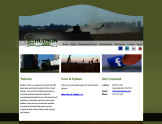 hudsonfarms.com screenshot