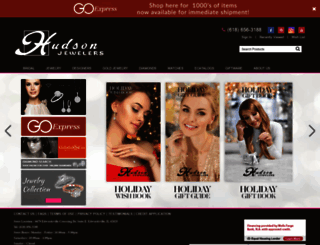 hudsonjewelers.com screenshot