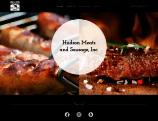 hudsonmeats.org screenshot