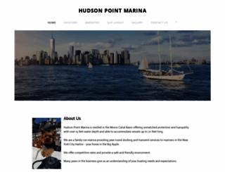 hudsonpointmarina.com screenshot