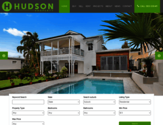 hudsonproperty.com.au screenshot