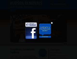 hudsonremovals.com.au screenshot