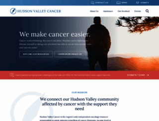 hudsonvalleycancer.org screenshot