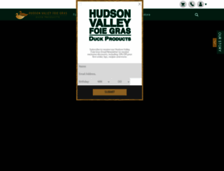 hudsonvalleyfoiegras.com screenshot
