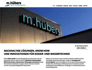 huebers-gmbh.de screenshot