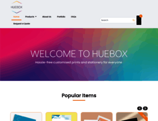 huebox.onprintshop.com screenshot