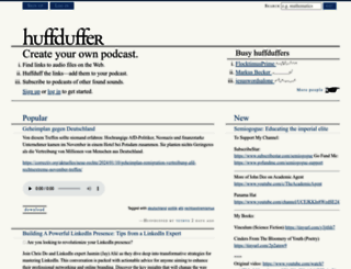 huffduffer.com screenshot