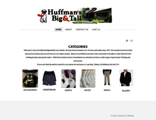 huffmansbigandtall.com screenshot