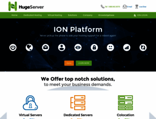 hugeserver.com screenshot