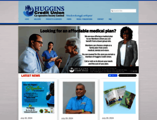 hugginscu.com screenshot