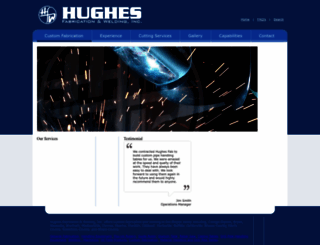 hughesfab.com screenshot