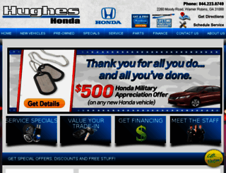 hugheshonda.dealereprocess.com screenshot