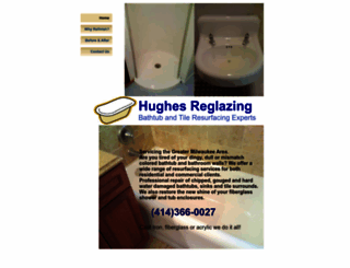 hughesreglazing.com screenshot