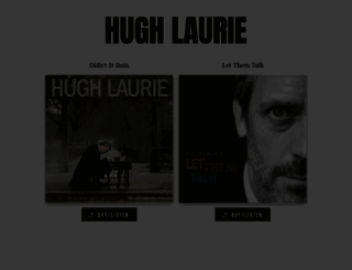 hughlaurieblues.com screenshot