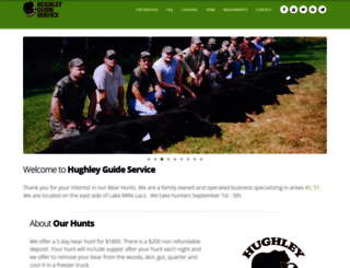 hughleyguideservice.com screenshot