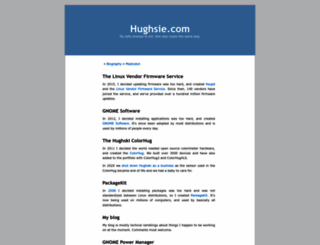 hughsie.com screenshot