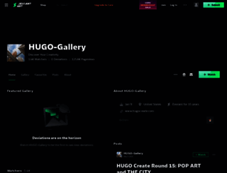 hugo-gallery.deviantart.com screenshot