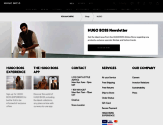 hugo.com screenshot