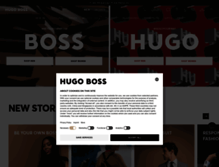 hugoboss.co.uk screenshot