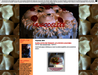 hugodelice.unblog.fr screenshot