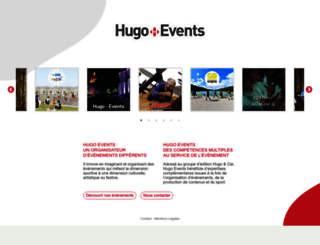 hugoevents.com screenshot