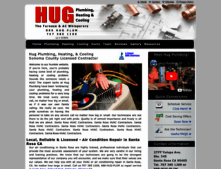 hugplumbing.com screenshot