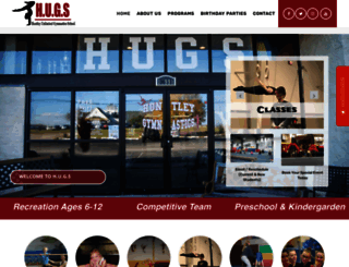 hugsgymnastics.com screenshot