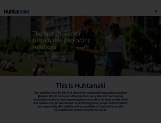 huhtamaki.com screenshot