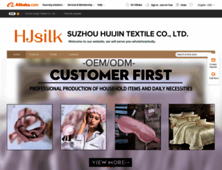 huijintex.en.alibaba.com screenshot