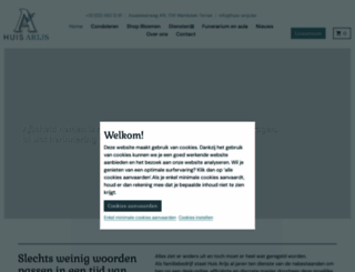 huis-arijs.be screenshot