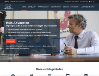 huisadvocaten.nl screenshot