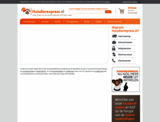 huisdierexpress.nl screenshot