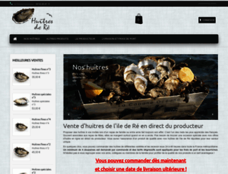 huitres-iledere.com screenshot