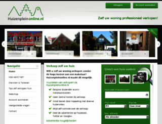 huizenpleinonline.nl screenshot