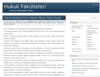 hukukfakulteleri.com screenshot